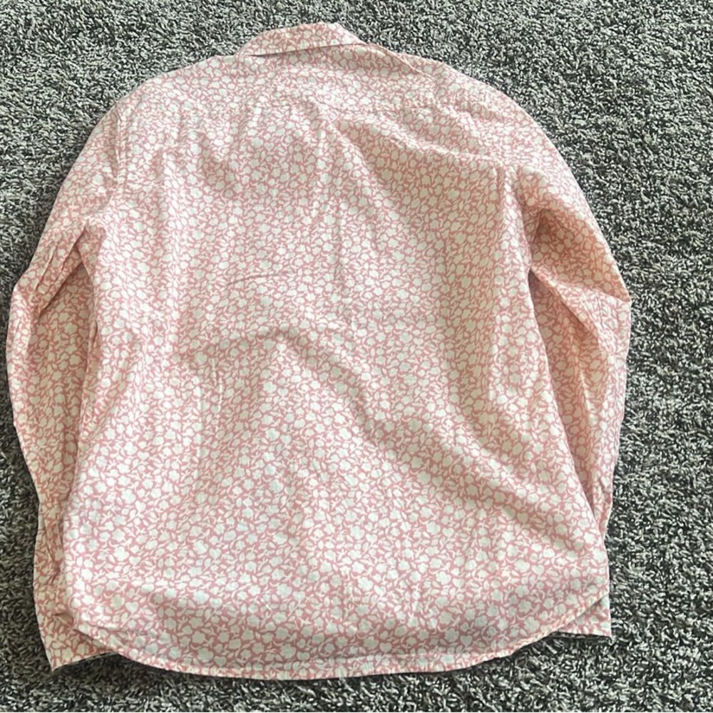 Pink Patterned Button-Up Shirt - Picture 4 of 4